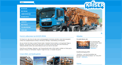Desktop Screenshot of kaiser-krane.de